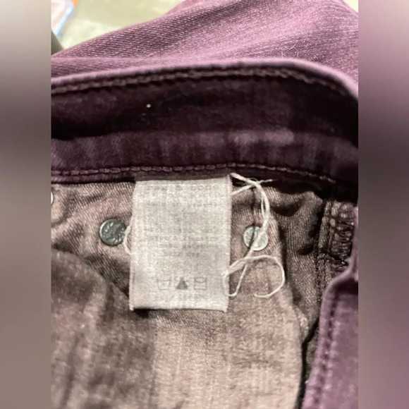 Rag and Bone Skinny Jeans size 25 maroon/purple color GUC - Picture 7 of 10